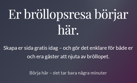 Roomantic - Den gästvänliga bröllopssidan